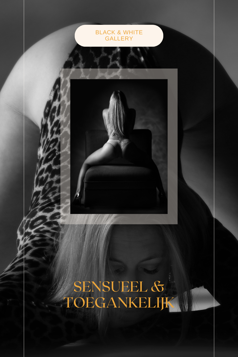 Zwart-wit boudoir fotografie - Tijdloze elegantie en artistieke sensualiteit