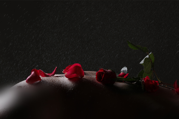 Zachte Valentijn boudoir sfeer