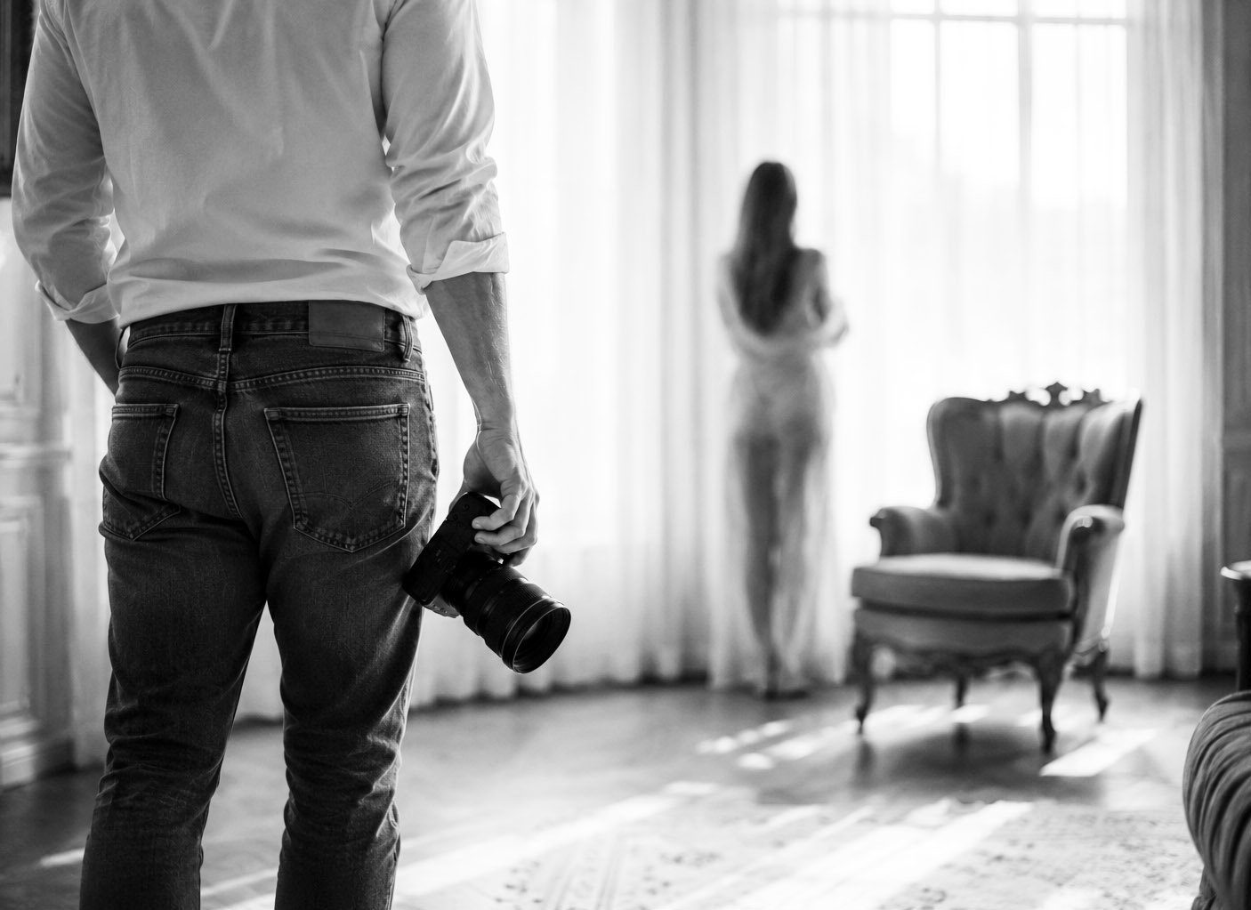 Ron Alblas – Boudoirfotograaf en begeleider van intieme, elegante vrouwportretten